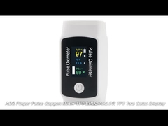 Đầu ngón tay màu trắng Màn hình LCD TFT Oximeter
