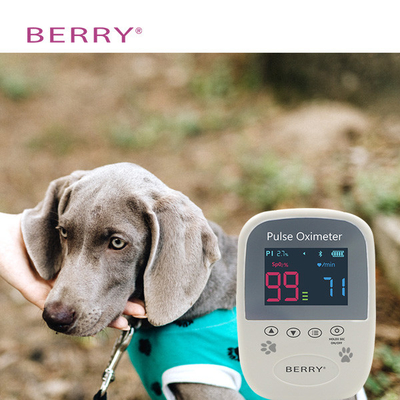 PR Veterinary Pulse Oximeter Monitor With Two AA Alkaline Battery