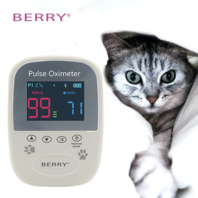PR Veterinary Pulse Oximeter Monitor With Two AA Alkaline Battery
