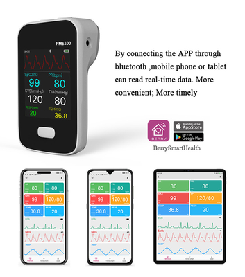Hospital Multi Parameter Patient Monitor Li Battery Power Supply Vital Signs Portable