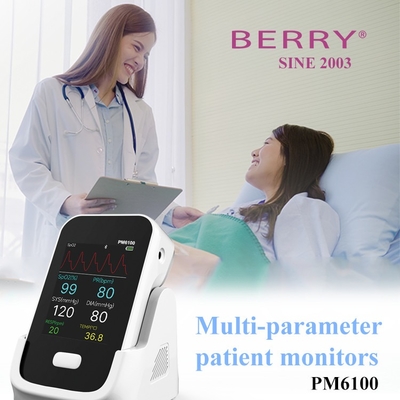 Heart Rate Measurement Multi Parameter Patient Controller Data Transfer To Bluetooth