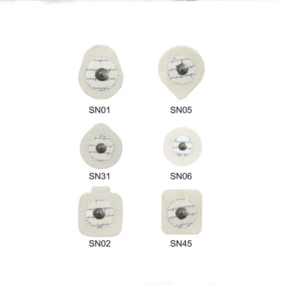 Nonwoven Adhesive Disposable ECG Monitoring Electrode For Adult Children