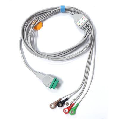 Acrylic Metal Plastic Banana Plug ECG Cable  Equipment